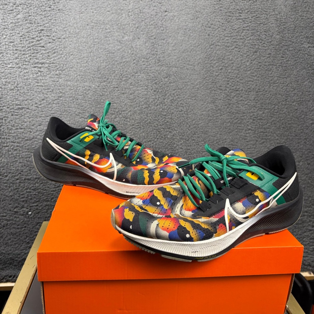 Nike Air Zoom Pegasus 38 A.I.R. Running Shoes Men's Size 12 Multi Color